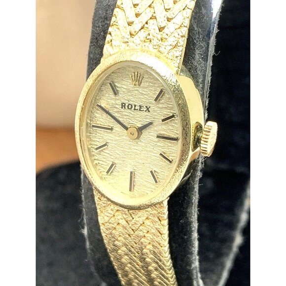 Rolex Accessories - Rolex Women's Watch Vintage 8193 Cocktail 14k Gold 1400 Manual Wind Petite 15mm